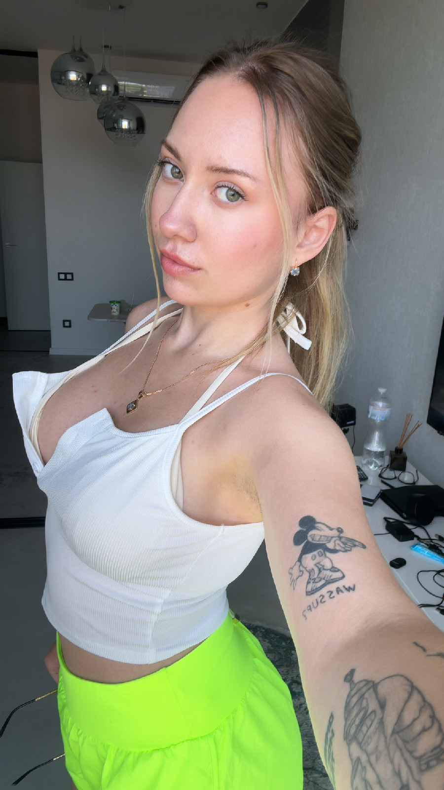 KateV in her underwear in Monaco