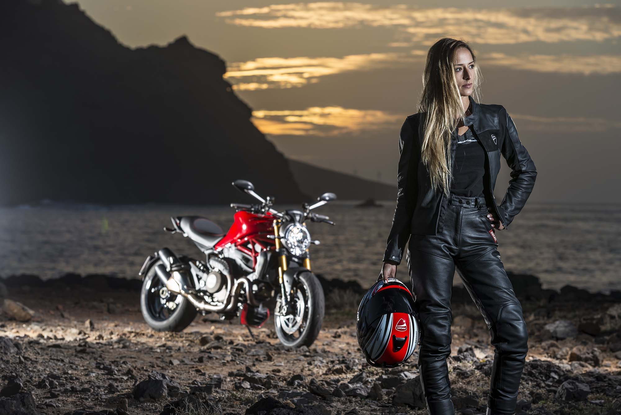 Beautiful girls and motorcycles in Monaco